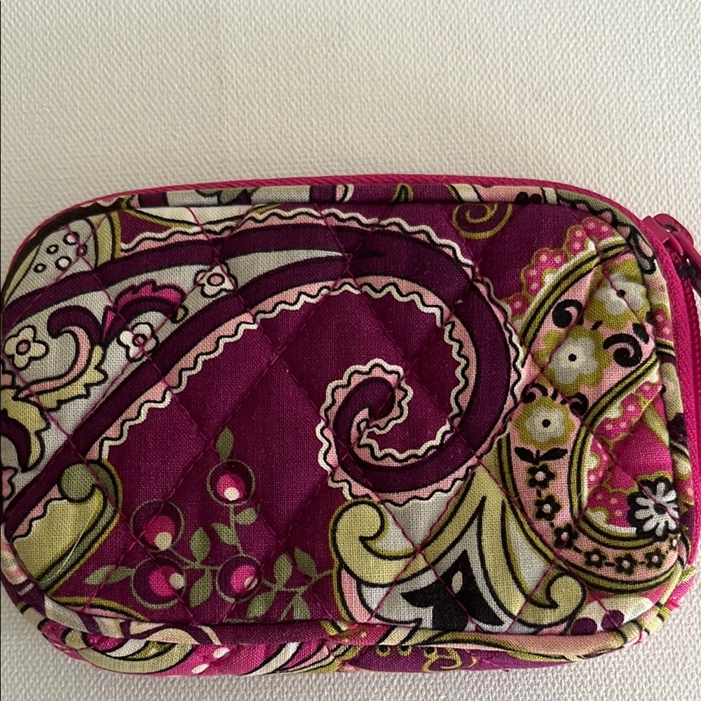 Vera Bradley Pink Patterned Wristlet - Picture 4 of 9